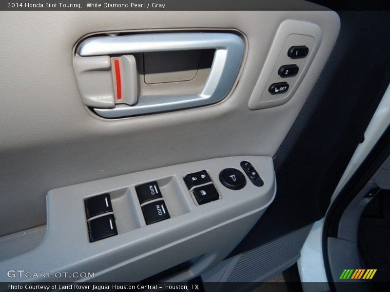 White Diamond Pearl / Gray 2014 Honda Pilot Touring
