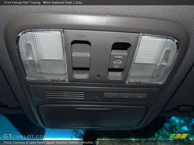 White Diamond Pearl / Gray 2014 Honda Pilot Touring