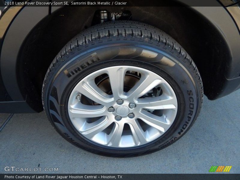 Santorini Black Metallic / Glacier 2018 Land Rover Discovery Sport SE