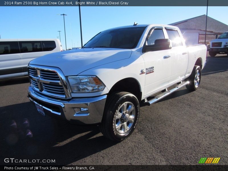 Bright White / Black/Diesel Gray 2014 Ram 2500 Big Horn Crew Cab 4x4