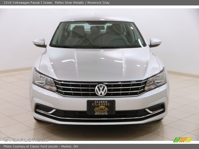 Reflex Silver Metallic / Moonrock Gray 2016 Volkswagen Passat S Sedan