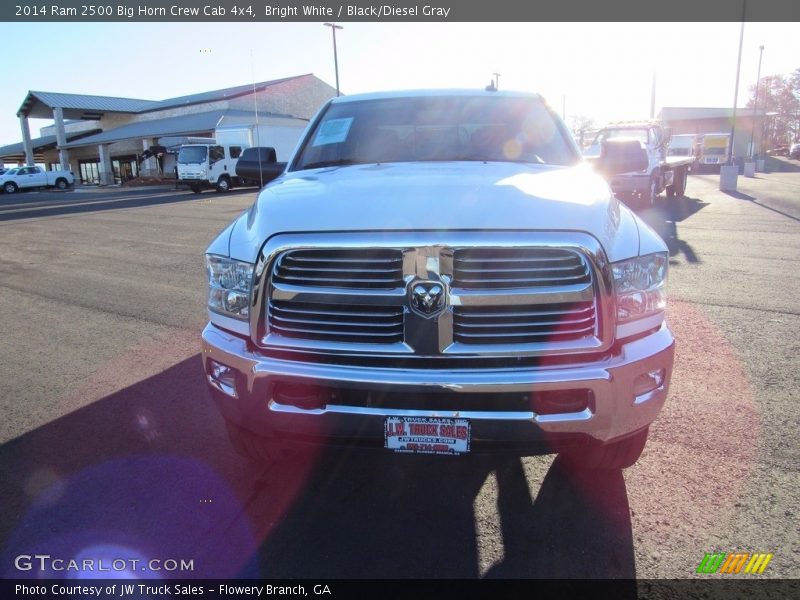 Bright White / Black/Diesel Gray 2014 Ram 2500 Big Horn Crew Cab 4x4
