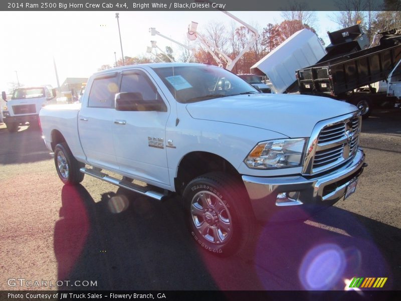 Bright White / Black/Diesel Gray 2014 Ram 2500 Big Horn Crew Cab 4x4