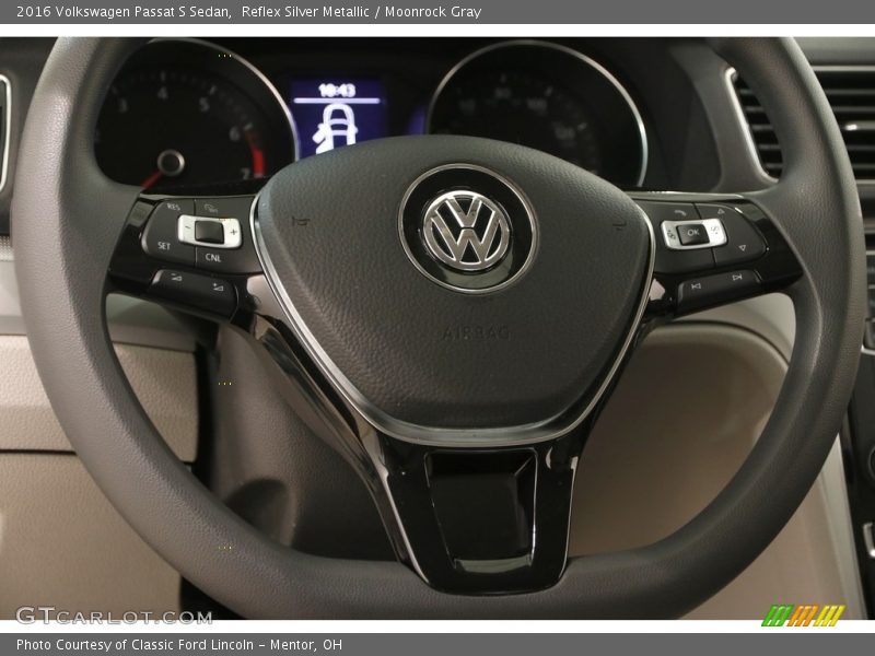 Reflex Silver Metallic / Moonrock Gray 2016 Volkswagen Passat S Sedan