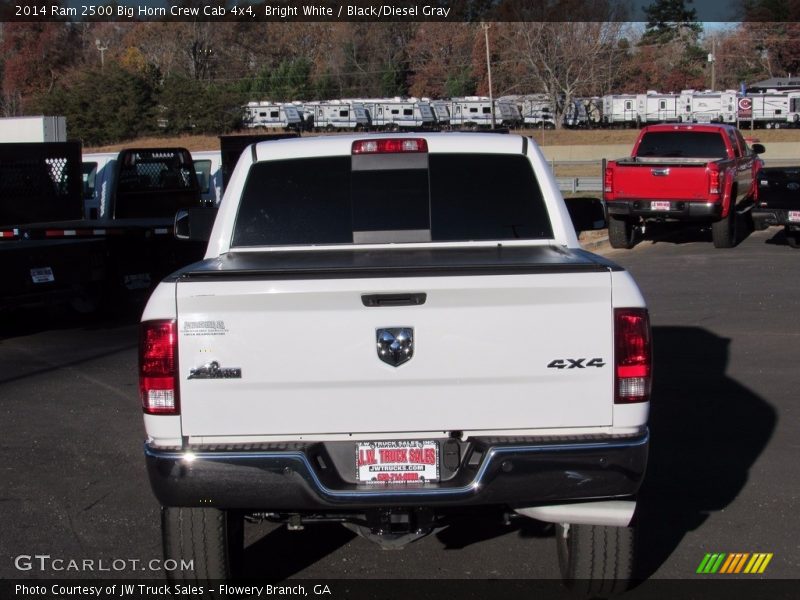 Bright White / Black/Diesel Gray 2014 Ram 2500 Big Horn Crew Cab 4x4
