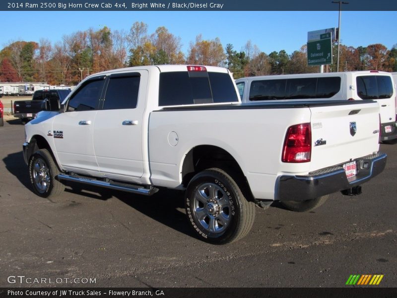 Bright White / Black/Diesel Gray 2014 Ram 2500 Big Horn Crew Cab 4x4