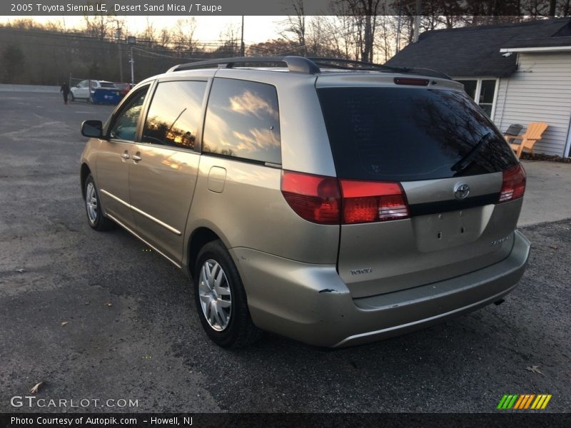 Desert Sand Mica / Taupe 2005 Toyota Sienna LE