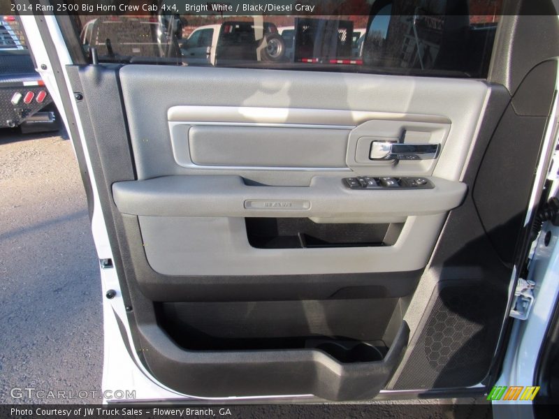 Bright White / Black/Diesel Gray 2014 Ram 2500 Big Horn Crew Cab 4x4