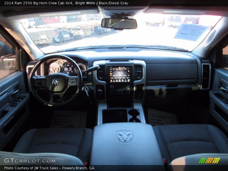 Bright White / Black/Diesel Gray 2014 Ram 2500 Big Horn Crew Cab 4x4