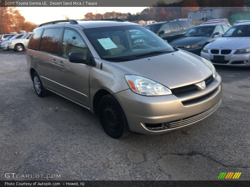 Desert Sand Mica / Taupe 2005 Toyota Sienna LE