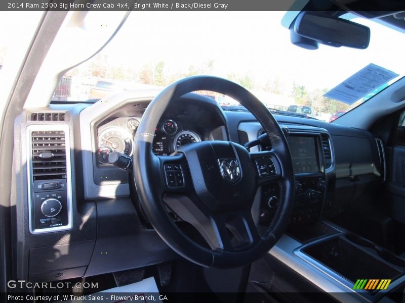 Bright White / Black/Diesel Gray 2014 Ram 2500 Big Horn Crew Cab 4x4