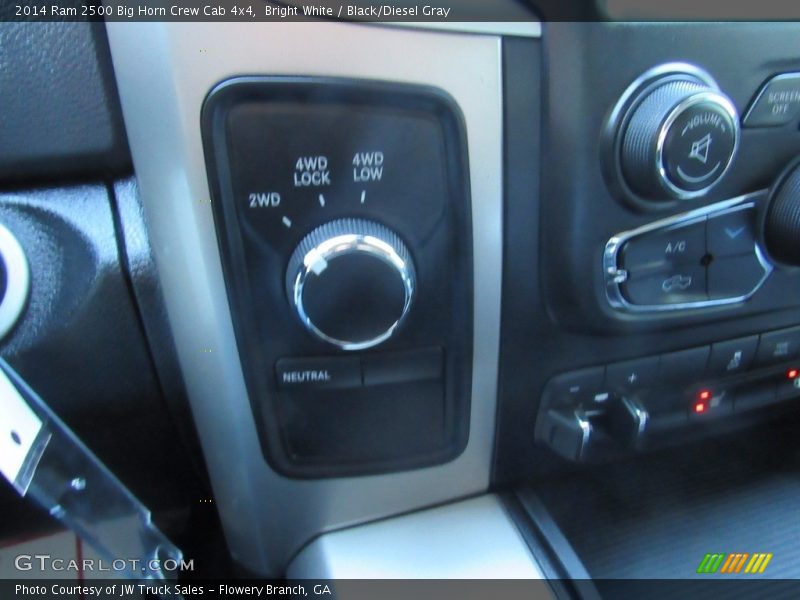 Bright White / Black/Diesel Gray 2014 Ram 2500 Big Horn Crew Cab 4x4