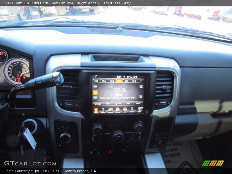 Bright White / Black/Diesel Gray 2014 Ram 2500 Big Horn Crew Cab 4x4
