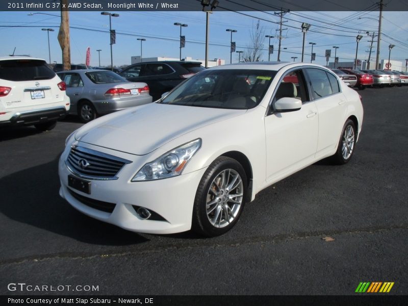 Moonlight White / Wheat 2011 Infiniti G 37 x AWD Sedan