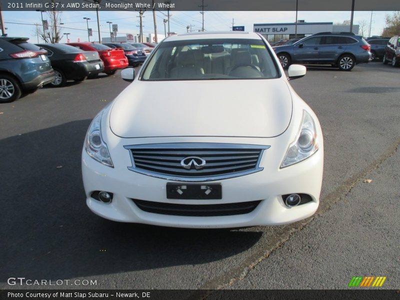 Moonlight White / Wheat 2011 Infiniti G 37 x AWD Sedan