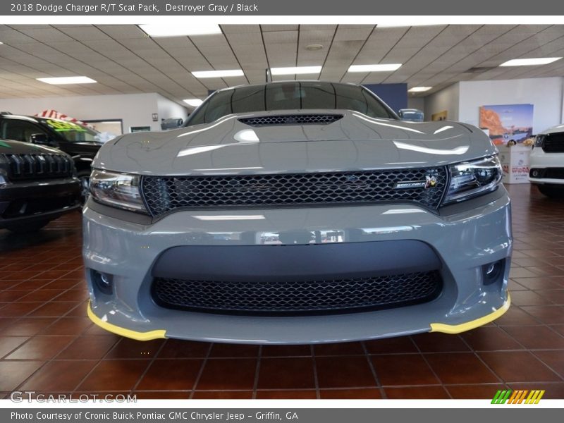 Destroyer Gray / Black 2018 Dodge Charger R/T Scat Pack