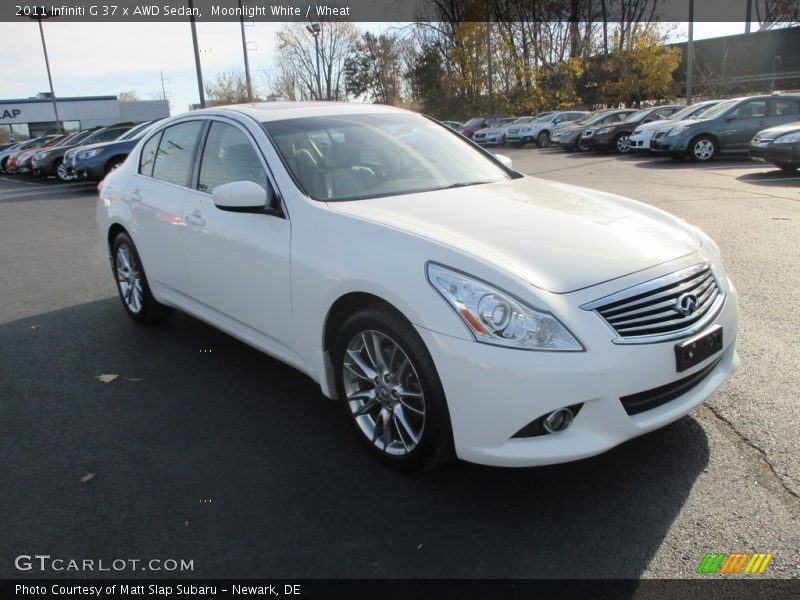 Moonlight White / Wheat 2011 Infiniti G 37 x AWD Sedan