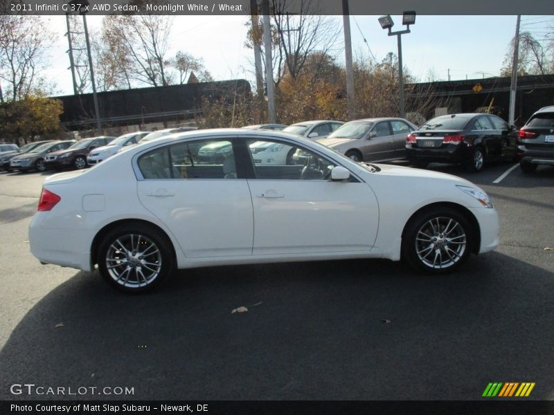 Moonlight White / Wheat 2011 Infiniti G 37 x AWD Sedan