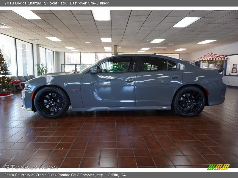Destroyer Gray / Black 2018 Dodge Charger R/T Scat Pack