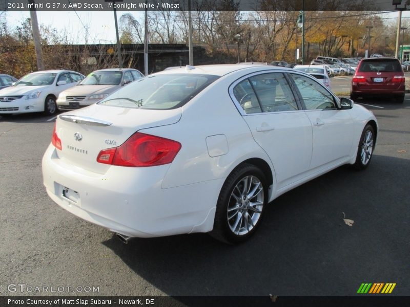 Moonlight White / Wheat 2011 Infiniti G 37 x AWD Sedan