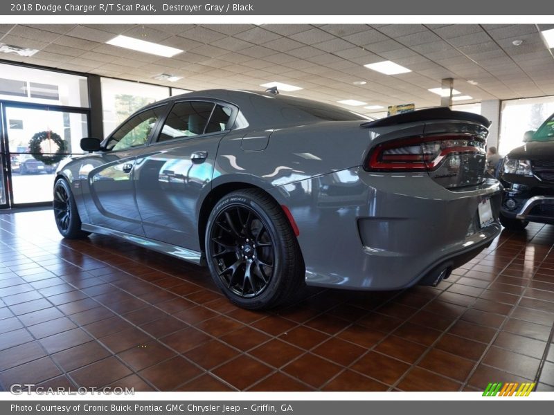 Destroyer Gray / Black 2018 Dodge Charger R/T Scat Pack