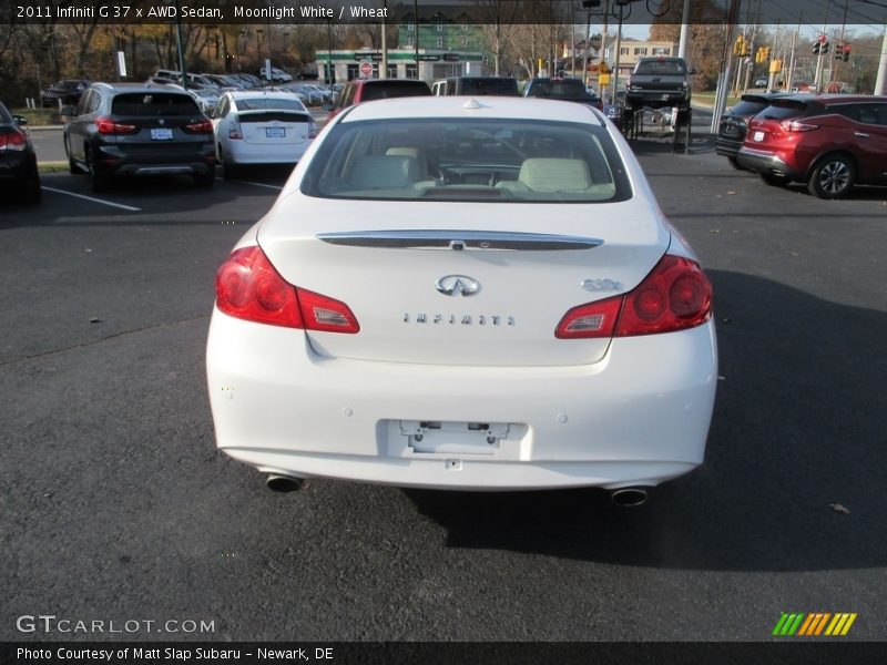 Moonlight White / Wheat 2011 Infiniti G 37 x AWD Sedan