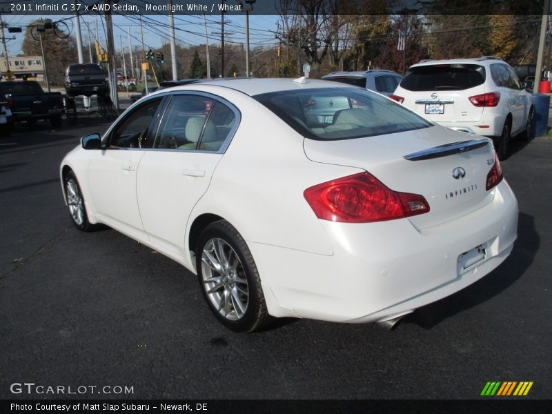 Moonlight White / Wheat 2011 Infiniti G 37 x AWD Sedan