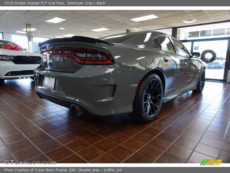 Destroyer Gray / Black 2018 Dodge Charger R/T Scat Pack