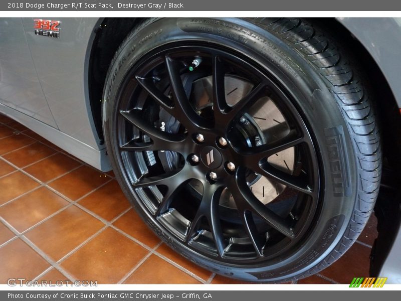 Destroyer Gray / Black 2018 Dodge Charger R/T Scat Pack