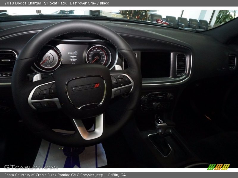 Destroyer Gray / Black 2018 Dodge Charger R/T Scat Pack
