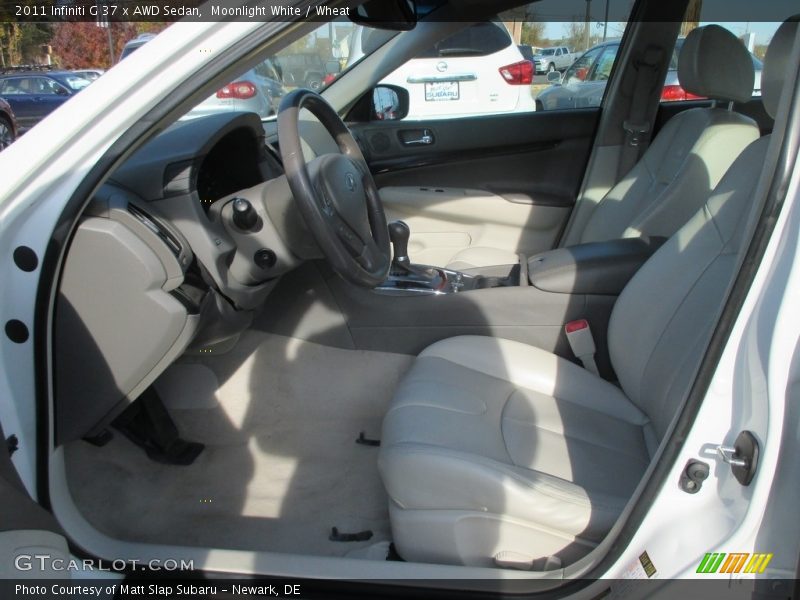 Moonlight White / Wheat 2011 Infiniti G 37 x AWD Sedan