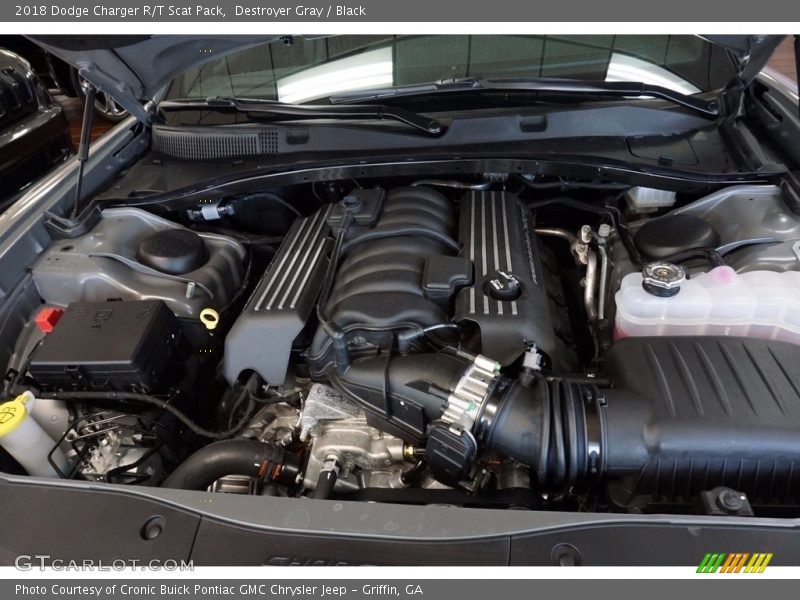 Destroyer Gray / Black 2018 Dodge Charger R/T Scat Pack