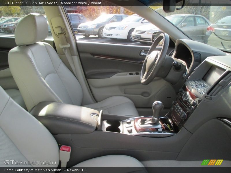 Moonlight White / Wheat 2011 Infiniti G 37 x AWD Sedan