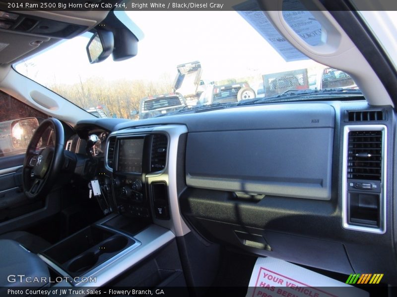 Bright White / Black/Diesel Gray 2014 Ram 2500 Big Horn Crew Cab 4x4