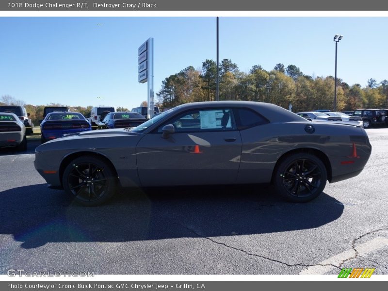 Destroyer Gray / Black 2018 Dodge Challenger R/T