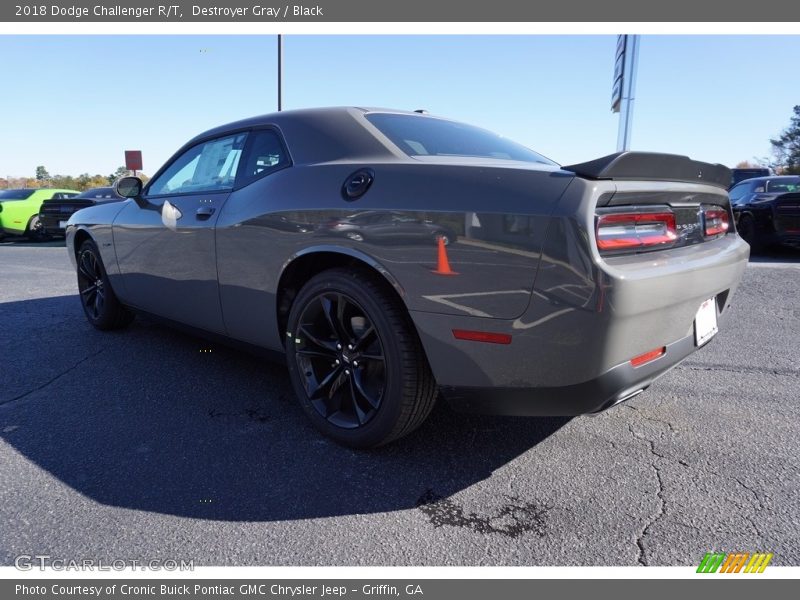 Destroyer Gray / Black 2018 Dodge Challenger R/T