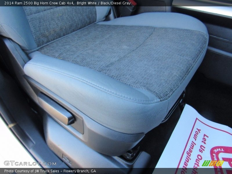 Bright White / Black/Diesel Gray 2014 Ram 2500 Big Horn Crew Cab 4x4