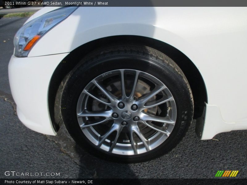 Moonlight White / Wheat 2011 Infiniti G 37 x AWD Sedan