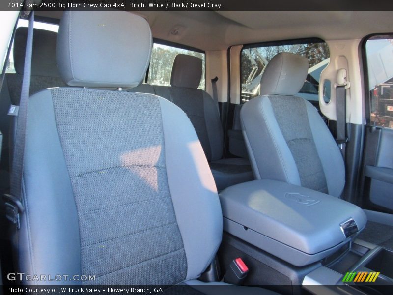 Bright White / Black/Diesel Gray 2014 Ram 2500 Big Horn Crew Cab 4x4