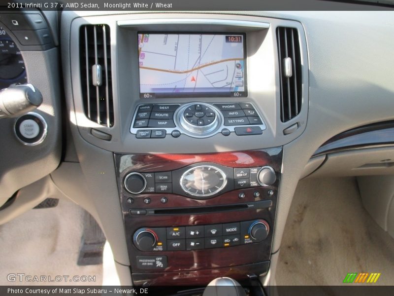 Moonlight White / Wheat 2011 Infiniti G 37 x AWD Sedan