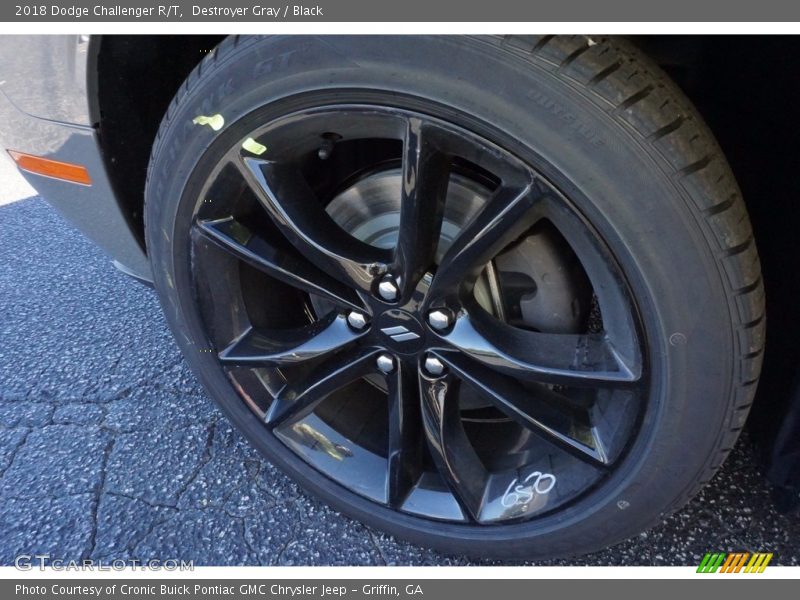 Destroyer Gray / Black 2018 Dodge Challenger R/T