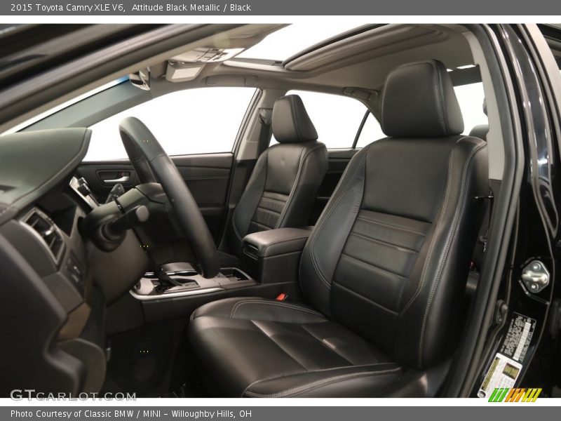 Attitude Black Metallic / Black 2015 Toyota Camry XLE V6