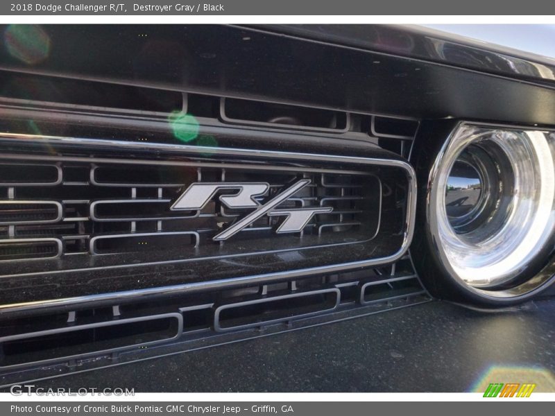 Destroyer Gray / Black 2018 Dodge Challenger R/T