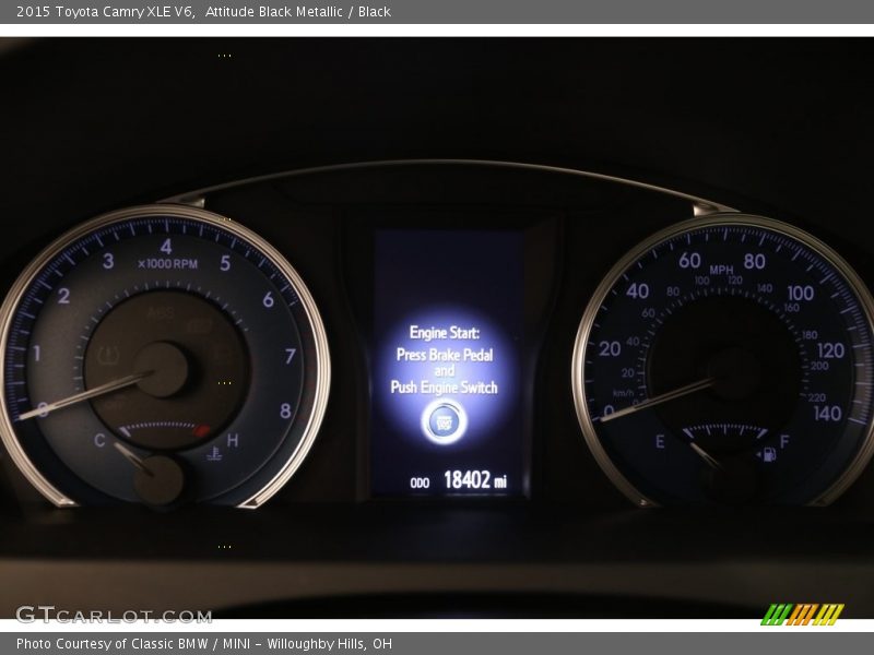 Attitude Black Metallic / Black 2015 Toyota Camry XLE V6