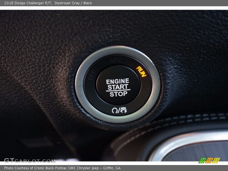 Destroyer Gray / Black 2018 Dodge Challenger R/T