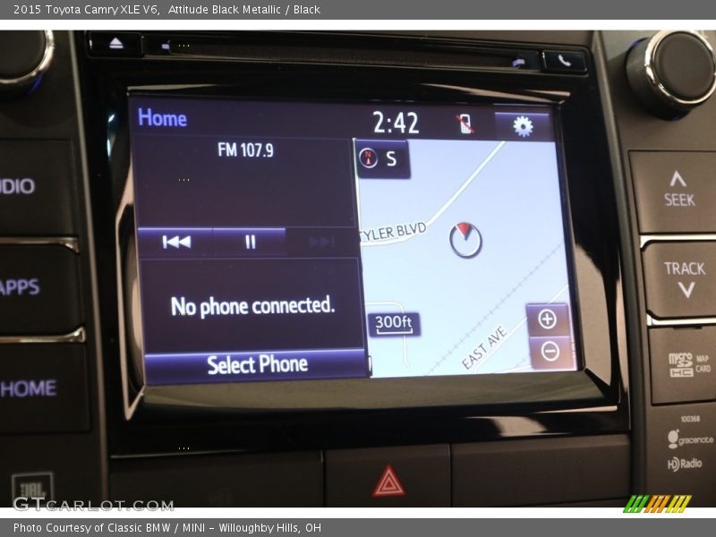 Attitude Black Metallic / Black 2015 Toyota Camry XLE V6