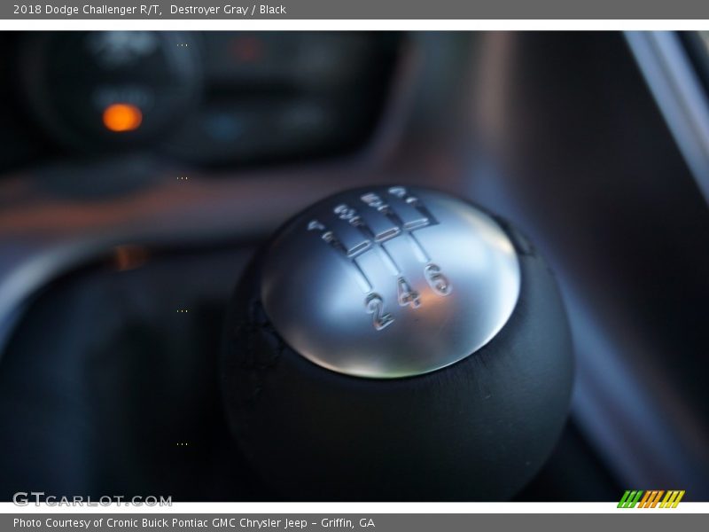 Destroyer Gray / Black 2018 Dodge Challenger R/T