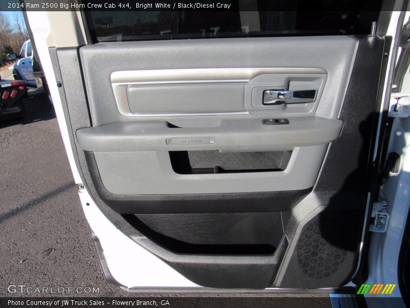 Bright White / Black/Diesel Gray 2014 Ram 2500 Big Horn Crew Cab 4x4