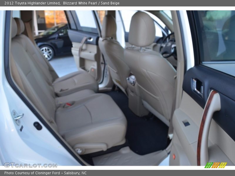 Blizzard White Pearl / Sand Beige 2012 Toyota Highlander Limited