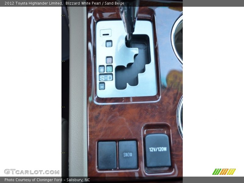 Blizzard White Pearl / Sand Beige 2012 Toyota Highlander Limited